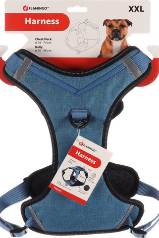 Flamingo f-520940 - Harnais Confortable et Pratique pour Chiens Actifs