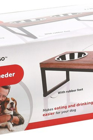 Flamingo f-521138 - Ensemble Élevé Tommy pour Nourriture et Eau