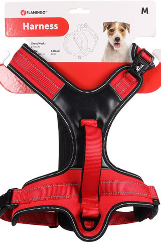 Flamingo f-521202 - Comfort Control Y-Shaped Dog Harness with Reflective Stitching