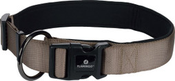 Flamingo f-521481 - Collier Élégant Taupe pour Chiens Abbi