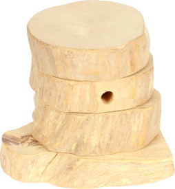 Flamingo f-210336 - Disques à Mâcher en Bois de Café Naturel