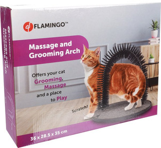 Flamingo f-561284 - Cat Arch Massage and Grooming Station