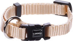 Flamingo f-521586 - Ziggi Adjustable Nylon Dog Collar with Safety Latch