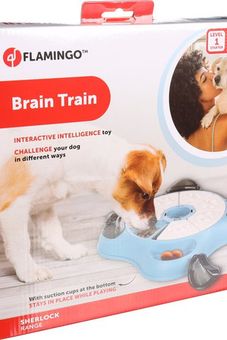 Flamingo f-521651 - Jouet Brain train Patte Cliff Pétrol