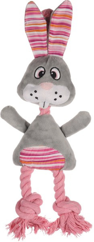 Flamingo f-521908 - Jouet Lapin avec corde