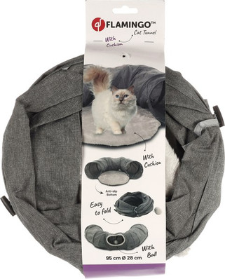 Flamingo f-561323 - Jouet Tunnel avec balle foncé