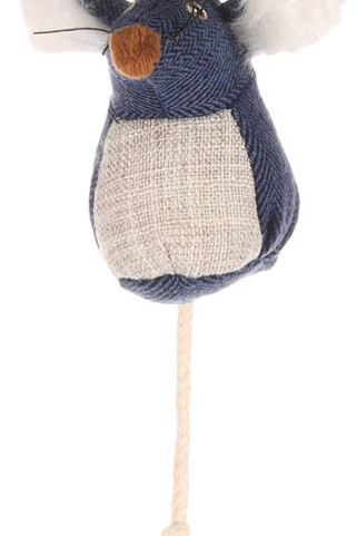 Flamingo f-561329 - Souris en Peluche Bleu Nuit avec Herbe à Chat