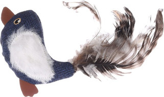 Flamingo f-561327 - Jouet Chat Bleu Nuit avec Herbe à Chat