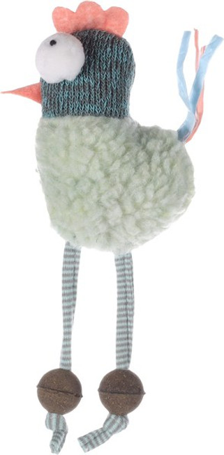 Flamingo f-561325 - Poule en Peluche Bleue avec Herbe à Chat