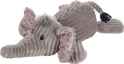 Flamingo f-522284 - Corduroy Elephant Dog Toy with Squeaker