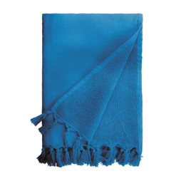 Claps 14091 - Nemophila Luxury Dual-Layer Sponge Towel with Fringes