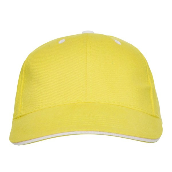 Claps 16034 - Pinki Stylish Six-Panel Contrast Sandwich Cap