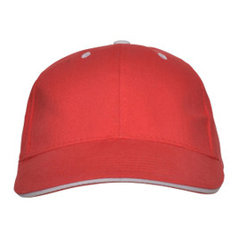 Claps 16034 - Pinki Stylish Six-Panel Contrast Sandwich Cap