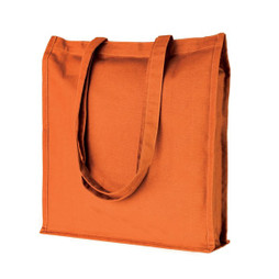 Claps 17176 - Gavoi Borsa In Cotone Con Manici Lunghi E Soffietti