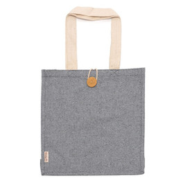 Claps 17444 - Cosme Borsa in cotone riciclato con tasca e bottone