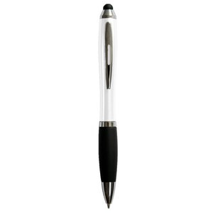 Claps 20287 - Bozzone Ballpoint Pen with Rubber Grip and Touch Tip