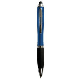 Claps 20287 - Bozzone Ballpoint Pen with Rubber Grip and Touch Tip