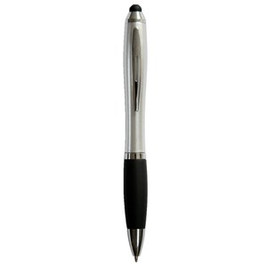 Claps 20287 - Bozzone Ballpoint Pen with Rubber Grip and Touch Tip