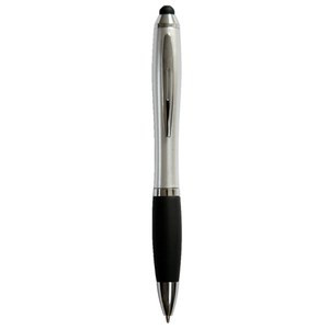 Claps 20287 - Bozzone Ballpoint Pen with Rubber Grip and Touch Tip
