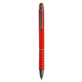 Claps 22172 - Carlino Lacquered Ballpoint Pen with Rubber Tip for Touch Screens