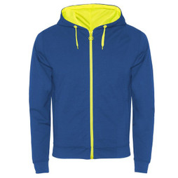 Roly R1105 - FUJI Veste à Capuche Fluorescente avec Zip