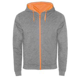 Roly R1105 - FUJI Fluorescerende Hoodie met Rits