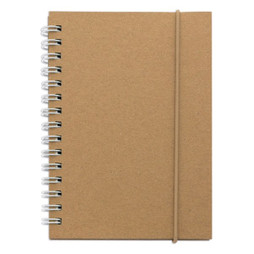 Claps 40257 - Wuhan A6 Notebook with Colored Spiral and Hard Cover