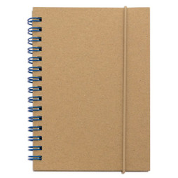Claps 40257 - Wuhan A6 Notebook with Colored Spiral and Hard Cover