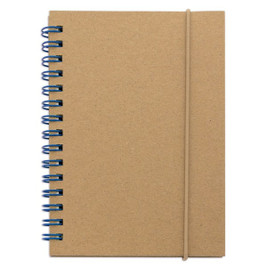 Claps 40257 - Wuhan A6 Notebook with Colored Spiral and Hard Cover