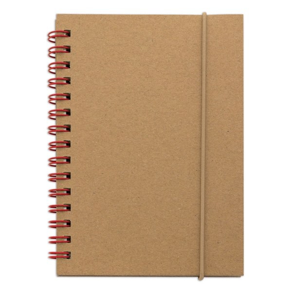 Claps 40257 - Wuhan A6 Notebook with Colored Spiral and Hard Cover
