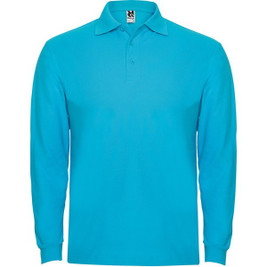 Roly R6635 - ESTRELLA L/S Long-Sleeve Polo Shirt with Ribbed Collar