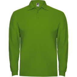 Roly R6635 - ESTRELLA L/S Langarm-Poloshirt mit Rippkragen und Bündchen