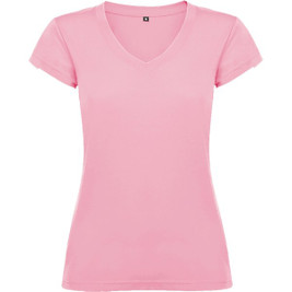 Roly R6646 - VICTORIA Damen Slim-Fit V-Ausschnitt T-Shirt