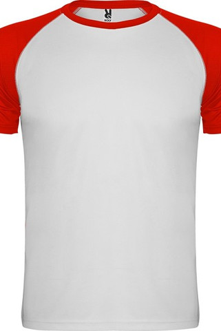 Roly R6650 - Indianapolis kortärmad unisex sport-T-shirt