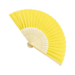 Claps 50119 - Teyla Elegante Ventaglio in Bambù con Tessuto in Poliestere