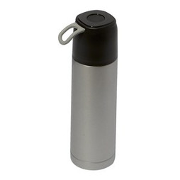 Claps 52065 - Dikili Matte Vacuum Flask with Integrated Mug