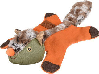 Flamingo f-520651 - Squeaky Crinkle Fox Dog Toy for Endless Fun
