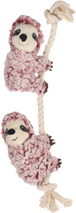 Flamingo f-522058 - Jouet Paresseux avec corde Vieux rose