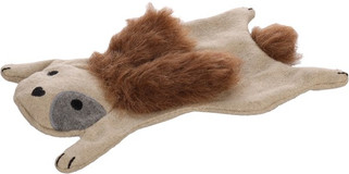 Flamingo f-522280 - Beige Bunny Squeaker & Crinkle Dog Toy