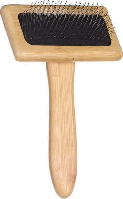 Flamingo f-522388 - Eco-Friendly Bamboo Dog Grooming Brush