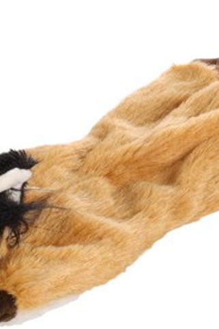 Flamingo f-522515 - Plush Weasel Toy with Squeaker and Crinkle Sounds