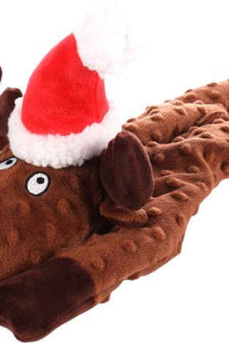 Flamingo f-522532 - Festive Reindeer Plush Toy with Squeaker for Dogs