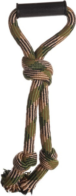 Flamingo f-522730 - Jouet Corde à tirer avec 3 noeuds Camouflage