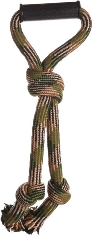 Flamingo f-522730 - Jouet Corde à tirer avec 3 noeuds Camouflage