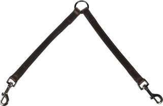 Flamingo f-522849 - Buffalo Leather Dual Dog Adventure Coupler