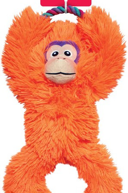Kong® f-523025 - Jouet Singe Orange Kong® pour Chiens