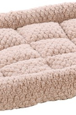 Flamingo f-523469 - Ultra-Soft Taupe Dog Cushion for Wire Cages