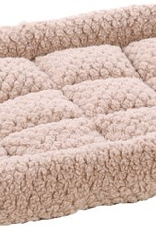 Flamingo f-523469 - Ultra-Soft Taupe Dog Cushion for Wire Cages