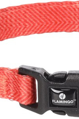 Flamingo f-523504 - Collier Noekie Orange Confort et Élégance pour Chiens