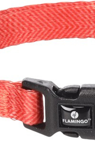 Flamingo f-523504 - Collier Noekie Orange Confort et Élégance pour Chiens